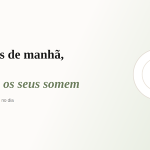 5 minutos de manhã, 5 à noite: o autocuidado que cabe numa rotina cheia